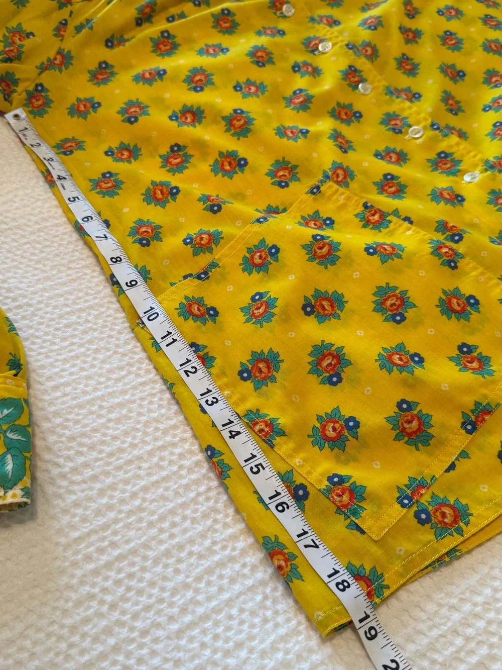 Vintage Oscar de la Renta II | 2-Pc Set | Floral Blouse Skirt | 14